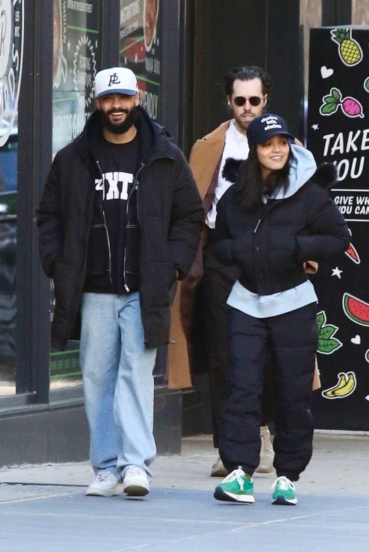 RACHEL ZEGLER and Nathan Louis Fernand Out for Coffee in New York City 12/01/2025