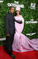 RIHANNA and ASAP Rocky at 35th Gotham Film Awards in New York City 12/01/2025