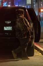 RIHANNA Enjoys a Late-night Stroll with a Friend in New York City 12/02/2025