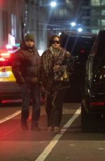 RIHANNA Enjoys a Late-night Stroll with a Friend in New York City 12/02/2025