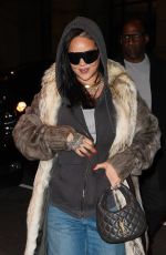 RIHANNA Leaves San Vicente Members Club in New York City 12/07/2025