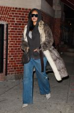 RIHANNA Leaves San Vicente Members Club in New York City 12/07/2025