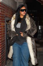 RIHANNA Leaves San Vicente Members Club in New York City 12/07/2025