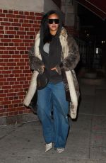 RIHANNA Leaves San Vicente Members Club in New York City 12/07/2025
