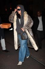 RIHANNA Leaves San Vicente Members Club in New York City 12/07/2025