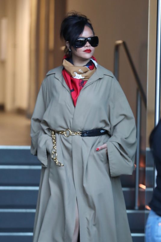 RIHANNA Out for a Meeting in Hollywood 12/12/2025