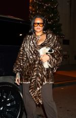RIHANNA Out for Dinner at Caviar Russe in New York 12/30/2025