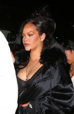 RIHANNA Partying Late into Night at Dot Dot Lounge in Hollywood 12/11/2025