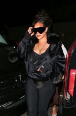 RIHANNA Partying Late into Night at Dot Dot Lounge in Hollywood 12/11/2025