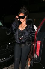 RIHANNA Partying Late into Night at Dot Dot Lounge in Hollywood 12/11/2025