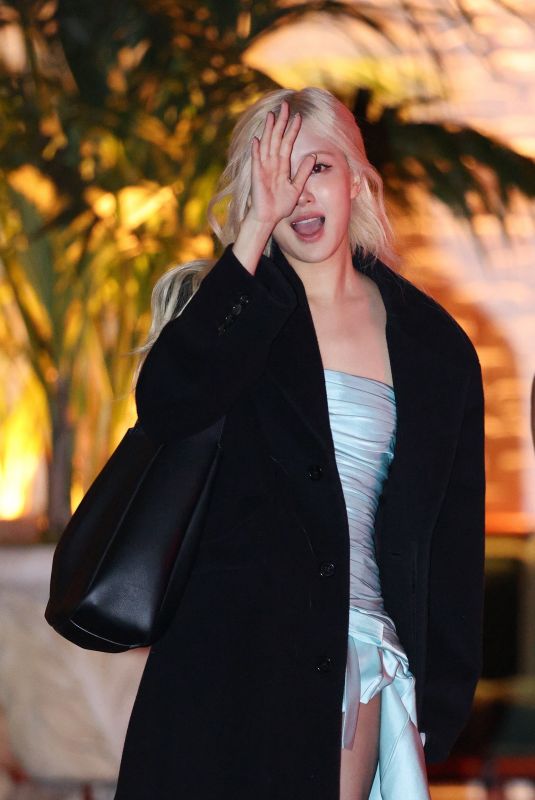 ROSE Leaves Chateau Marmont in Los Angeles 12/04/2025