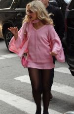 SABRINA CARPENTER Arrives at Late Night With Seth Meyers in New York City 12/08/2025