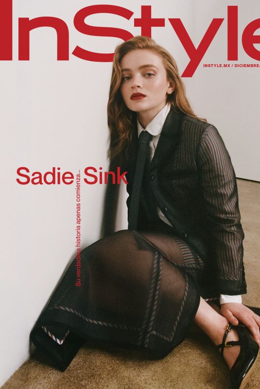 SADIE SINK on the Cover of InStyle Mexico, December 2025