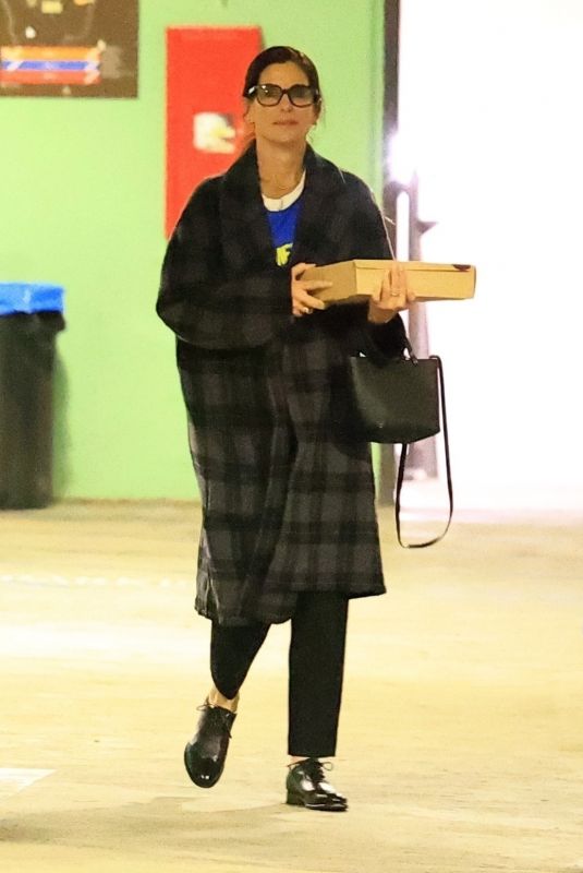 SANDRA BULLOCK Out and About in Los Angeles 12/23/2025