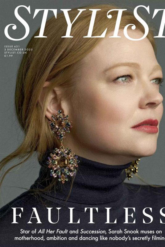 SARAH SNOOK in Stylist UK, December 2025