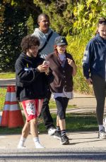 SELENA GOMEZ and Benny Blanco Out for a Walk in Beverly Hills 12/01/2025