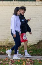 SELENA GOMEZ and Benny Blanco Out for a Walk in Beverly Hills 12/01/2025
