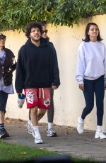 SELENA GOMEZ and Benny Blanco Out for a Walk in Beverly Hills 12/01/2025