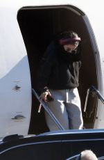 SELENA GOMEZ Arrives Via Private Jet in Los Angeles 12/08/2025