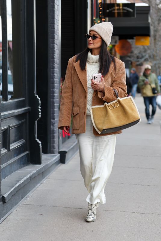 SHAY MITCHELL Out for Holiday Shopping in Aspen 12/18/2025