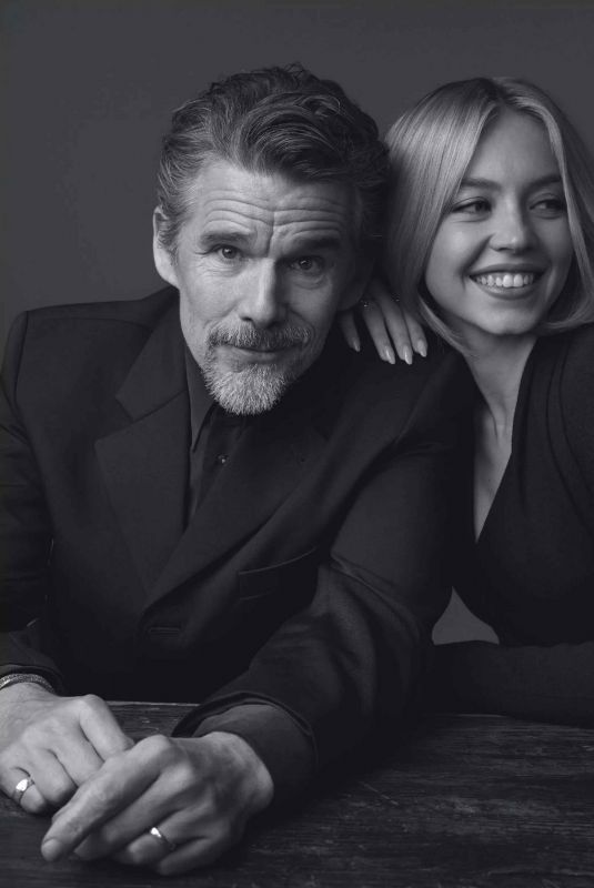 SYDNEY SWEENEY and Ethan Hawke in Variety: Actors on Actors, December 2025