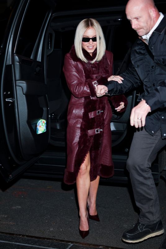 SYDNEY SWEENEY Arrives at Her Hotel in New York City 12/01/2025