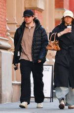 TATE MCRAE and Jack Hughes Out in New York City 12/22/2025