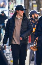 TATE MCRAE and Jack Hughes Out in New York City 12/22/2025