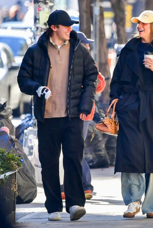 TATE MCRAE and Jack Hughes Out in New York City 12/22/2025