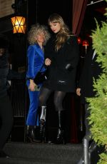 TAYLOR SWIFT and ESTEA HAIM at Chez Margaux in New York City December 12/09/2025