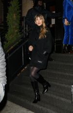 TAYLOR SWIFT and ESTEA HAIM at Chez Margaux in New York City December 12/09/2025