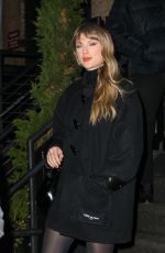 TAYLOR SWIFT and ESTEA HAIM at Chez Margaux in New York City December 12/09/2025