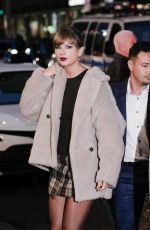 TAYLOR SWIFT Arrives for Taping of Late Show with Stephen Colbert in New York City 12/10/2025