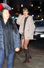 TAYLOR SWIFT Arrives for Taping of Late Show with Stephen Colbert in New York City 12/10/2025