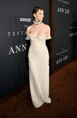 THOMASIN MCKENZIE at The Testament of Ann Lee Premiere at Linwood Dunn Theater in Los Angeles 12/14/2025
