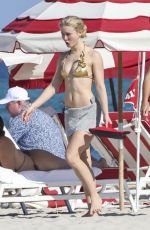 ZARA LARSSON in Bikini at a Beach in Miami Beach 12/21/2025