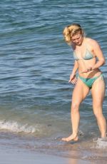 ZARA LARSSON in Bikini on the Beach in Miami Beach 12/21/2025