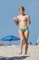 ZARA LARSSON in Bikini on the Beach in Miami Beach 12/21/2025