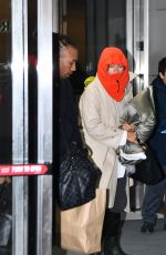 ZENDAYA Braves Cold while Arriving at JFK Airport in New York City 12/16/2025
