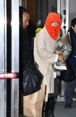 ZENDAYA Braves Cold while Arriving at JFK Airport in New York City 12/16/2025
