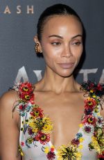 ZOE SALDANA at Avatar: Fire and Ash Special Screening at Sunset 24 in South Miami 12/12/2025