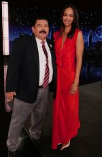 ZOE SALDANA at Jimmy Kimmel Live 12/01/2025