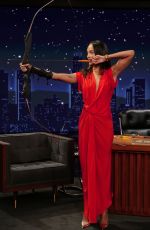 ZOE SALDANA at Jimmy Kimmel Live 12/01/2025
