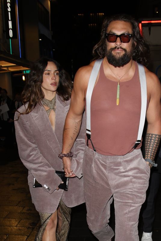 ADRIA ARJONA and Jason Momoa Leaves The Wrecking Crew UK Special Screening in London 01/22/2026