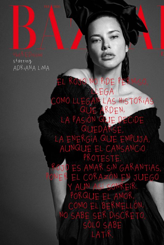 ADRIANA LIMA for Harper