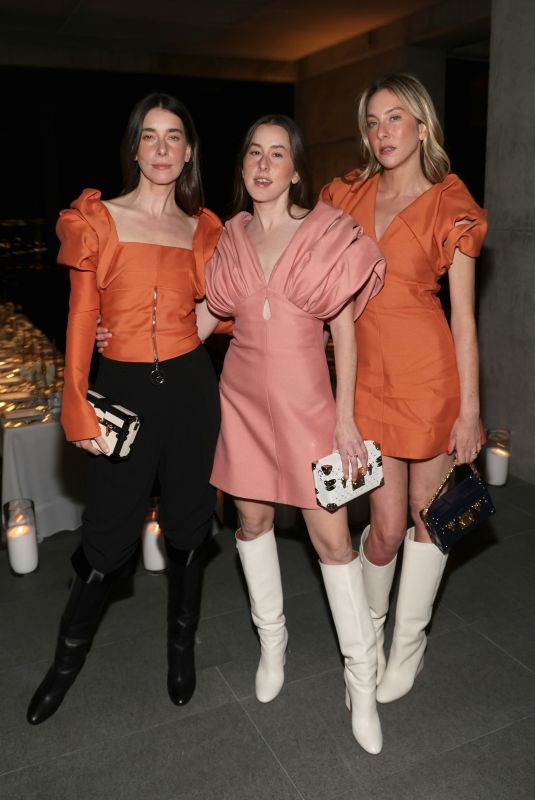 ALANA, ESTE and DANIELLE HAIM at Louis Vuitton and W Magazine