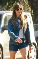 ALISON BRIE Heading Home After a Hike with a Friend in Griffith Park 01/19/2026