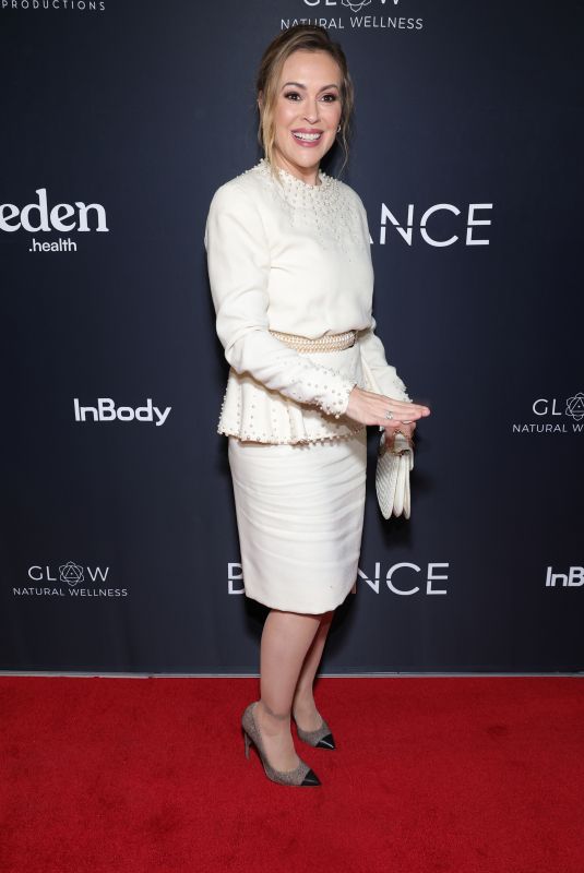 ALYSSA MILANO at Malance A Perimenopause Journey Premiere in West Hollywood 11/13/2026