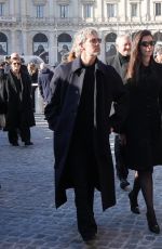 ANNE HATHAWAY at Funeral of Valentino Garavani at Basilica di Santa Maria degli Angeli e dei Martiri in Rome 01/23/2026