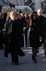 ANNE HATHAWAY at Funeral of Valentino Garavani at Basilica di Santa Maria degli Angeli e dei Martiri in Rome 01/23/2026